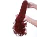 Ponytail Extension - Clip-In Braid Heat-Resistant Hair Parts 18 Maroon Mix Dark Red - Realistic Smooth & Wavy Hair - Buy Online on GoSupps.com