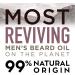 Man Alive Beard Oil for Men - 99% Natural Skincare 50ml with Oatmeal, Argan Oil, Jojoba Oil & Almond Oil - Softens Facial Hair, Ideal Men's Gift - Black Suede & Tonka Scent - Buy Online on GoSupps.com