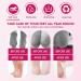 Silicone Socks for Feet - Anti-Slip Moisturizing Foot Mask (4 Pack) + 60g Foot Cream - Soothing Care for Cracked Skin - Skin Color & Pink - Buy Online on GoSupps.com