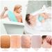 Exfoliating Shower Bath Gloves & Back Scrubber Set - Daily Body & Face Scrub for Ultimate Exfoliation (Green - Buy Online on GoSupps.com