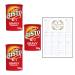 Gravy Granules Bundle which Contains Bisto Gravy Granules 190g - Pack of 3 with Grocery List Card