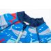 BONVERANO Baby Boys Swimsuit | Toddler Short-Sleeve Zipper Bathing Suit | UPF 50+ Sun Protection | Colorful Whale Design | 12-18 Months - Buy Online on GoSupps.com