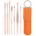 Portable ear cleaner ear wax remover ear pick set spiral ear wax removal tools ear wax remover stainless steel ear spoon cleaner