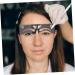 Anneome Stainless 2pcs Clear Ruler Eyebrow Guide Stencil Brow Makeup Supplies Measuring Tool Eyebrow Shape Metal Stainless Steel - Buy Online on GoSupps.com
