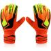 Obbsen Goalkeeper Gloves with Fingersave | Extra Strong Grip Football Gloves | Sizes 5-7 Kids & 8-10 Adults | Classic Orange - Buy Online on GoSupps.com