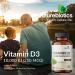 Futurebiotics Vitamin D3 10 000iu (250mcg) 360 Day Supply for Healthy Muscle Function and Immune Support Non-GMO 360 Tablets - Buy Online on GoSupps.com
