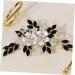 minkissy pearl flower comb Bride hair side comb Wedding hair comb hair combs for wedding flower hair decor wedding rhinestones bridesmaid halloween hair Halloween - Buy Online on GoSupps.com