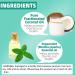 Coconut Pulling Oil & Mint Oil Pulling Mouthwash | Natural Teeth Whitening & Fresh Breath Tongue Scraper Included - Buy Online on GoSupps.com