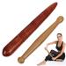 Cisixin 2 pieces wood massage sticks trigger point massage device massage sticks massage roller stick traditional tool thai massage body for feet legs neck back
