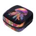Jellyfish Period Pouch Portable Tampon Storage Bag for Sanitary Napkins Tampon Holder for Purse Feminine Product Organizer First Period Gifts for Teen Girls School Multicoloured 17