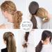 Beauty Wig World 9 Pack Elastic Ribbon Hair Ties - Colorful Ponytail Holders for Women and Girls - 45 Pcs Hair Bands and Bracelets - Buy Online on GoSupps.com