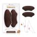 Premium Liners for Extra Loose Shoes | Reduce The Spaces Inside Extra Loose Shoes | 7 mm Thick | 1 Pair (Espresso Brown)
