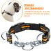 PETTOM Reflective Nylon Half Choke Dog Collar with Safety Buckle for Large Dogs - Orange (L 52-71CM) - Buy Online on GoSupps.com