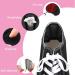 Sibba Heel Grips Liner Cushions - 4 Pairs for Loose Shoes | Anti-Slip Protectors for Blisters | Comfortable Heel Pads for Men & Women | Black & Nude - Buy Online on GoSupps.com