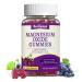 Magnesium Oxide Gummies 400mg Chewable Magnesium Gummies for Women & Adults Nerve & Muscle Support - Sugar-Free Vegan 60 Count 60 Count (Pack of 1)