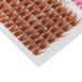 Colorful Cluster Lashes Extensions | Mixed Brown/Rose Red Individual False Eyelashes | 144 Clusters | Volume Eyelash Beauty Tools (12mm) - Shop Internationally - Buy Online on GoSupps.com