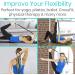 Vive Stretch Strap - Leg Stretch Band for Flexibility - Yoga, Pilates & Rehab Belt with Workout Guide - Teal - Buy Online on GoSupps.com