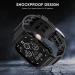 Ultra Band 49mm with Bumper Case for Apple Watch | Shockproof Sports Band with Protective Cover for Men & Women - Glossy Black - Buy Online on GoSupps.com
