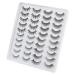 20 Pairs of Natural Look Fluffy Fake Eyelashes | Wispy & Reusable | Faux Nerz Soft Lashes by Parribarrri - Buy Online on GoSupps.com