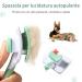 Vinabo Self-Cleaning Dog & Cat Brush - Remove Undercoat for All Coat Types - Pet Grooming Brush in Green - Buy Online on GoSupps.com