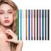 Colored Liquid Eyeliner | Liquid Eye Pencil with 12 Colors Easy Removal Smooth Coloring Eye Makeup Supplies Long Lasting for Halloween Music Festival Hersil