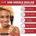 Derma Roller INFINITIVE BEAUTY 540 Titanium Alloy Microneedle Roller for Skin Face Beard & Hair (0.75mm) - Buy Online on GoSupps.com