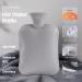 ANMIA 1.8L Rubber Hot Water Bottle with Cover - Hot and Cold Compress for Menstrual Cramps - Light Green - Buy Online on GoSupps.com