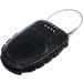 M-Wave 230051 Locknroll Cable Lock - 90cm Steel Bicycle Lock with 4-Digit Personal Security Code - Universal Padlock for Enhanced Security - Black - Buy Online on GoSupps.com