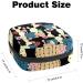 Anna Cowper Black Cactus Sanitary Napkin Storage Bag - Portable Period Pouch for Women and Teen Girls, Multi-colored - 1 Pcs - Buy Online on GoSupps.com