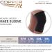 Copper Fit ICE Knee Compression Sleeve - 2XL - Menthol & CoQ10 Infused - Buy Online on GoSupps.com