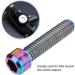 2Pcs Titanium Alloy M6 X 25mm Disc Brake Bolts for Mountain Bike Caliper - Multicolor - Buy Online on GoSupps.com