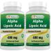 Best Naturals -- Alpha Lipoic Acid (ALA) - 600 mg (120 Count (Pack of 2)) 120 Count (Pack of 1)