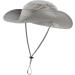 Connectyle Outdoor Mesh Sun Hat - Wide Brim UV Protection for Fishing and Hiking in Grey - Buy Online on GoSupps.com