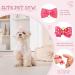 20 Pcs Handmade Cute Dog Hair Bows with Rhinestones and Pearls for Small Dogs - Grooming Accessories in Rose Pink and Purple - Buy Online on GoSupps.com