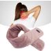 USB-Powered Electric Heating Pillows | Soft Warm Neck Wrap & Vibration Massage for Pain Relief | Ideal Gift for Adults & Seniors - Light Brown - Buy Online on GoSupps.com