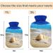 Naanle Sea Beach Mussel Hot Water Bottle - 2L Transparent Cover for Pain Relief & Cold Therapy | Ideal Bed Warmer & Hand/Foot Heater - Buy Online on GoSupps.com
