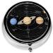Exploring The Solar System Round Pill Box | 3 Compartment Portable Travel Medicine Organizer | Mini Decorative Vitamin Holder - Buy Online on GoSupps.com