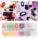 5 Boxs Butterfly Nail Glitter Sequins 12 Colors 3D Nail Art Flakes Colorful Confetti Glitter Sticker Decals for for DIY Nail Art Crafting - Buy Online on GoSupps.com