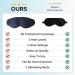 Heated Massage Eye Mask with 3 Vibration Modes | USB Heating, 3D Contoured Sleep Mask for Dry Eyes | Men Women | Timer & Hot Compress for MGD Relief - Buy Online on GoSupps.com
