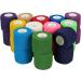 Colorful Medical Self Adhesive Bandage Wrap - 24 Rolls, 2 x 5 Yards, Breathable Cohesive Vet Tape for First Aid Kits, Sports Injuries - 12 Colors - Buy Online on GoSupps.com
