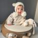 KAKU NANU Toddler Winter Hat with Double Pom Pom | Fleece Lined Beanie for Baby Boys and Girls | 6-12 Months | Off-White - Buy Online on GoSupps.com