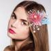 PATKAW Tropical Flowers Hair Clips for Women Girls Seashell Hair Clip Hawaiian Artificial Flower Hair Barrettes Flower Hair Pins Hair Accessories for Beach Luau Party Decor - Buy Online on GoSupps.com