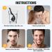MISICH Beard Derma Roller for Men - 540 Titanium Microneedle Daily Use Beard Roller Black - Buy Online on GoSupps.com