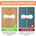10Pcs Child Safety Cupboard Locks - Baby Proof Cabinets, Drawers, Doors, and Fridge - Strong Adhesive - Kitchen Furniture Protection - Buy Online on GoSupps.com