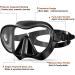 Bairuifu Swim Goggles Diving Mask | Anti-Fog Tempered Glass Snorkel Mask for Adults & Youth | 180 Clear View | Black - Buy Online on GoSupps.com
