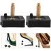 LIFKOME High Heel Replacement Tips - 2 Pairs Square Heel Repair Caps for Women - Black Shoe Repair Accessories 1.80x1.70 CM - Buy Online on GoSupps.com