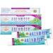 Auromere Ayurvedic Herbal Toothpaste Mint Free - Vegan Natural Non GMO Fluoride Free Gluten Free with Neem & Peelu (4.16 oz) 2 Pack