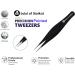 Abdul of Sialkot Pointed Tweezers - Precision Ingrown Hair & Blackhead Removal Tool - Yellow - Buy Online on GoSupps.com