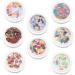 8 Boxes DIY Manicure Wood Pulp Flakes Romantic Rose Glitter Flakes Holographic Nail Art Sequins Nail Paillettes Ultrathin - Buy Online on GoSupps.com