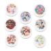 8 Boxes DIY Manicure Wood Pulp Flakes Romantic Rose Glitter Flakes Holographic Nail Art Sequins Nail Paillettes Ultrathin